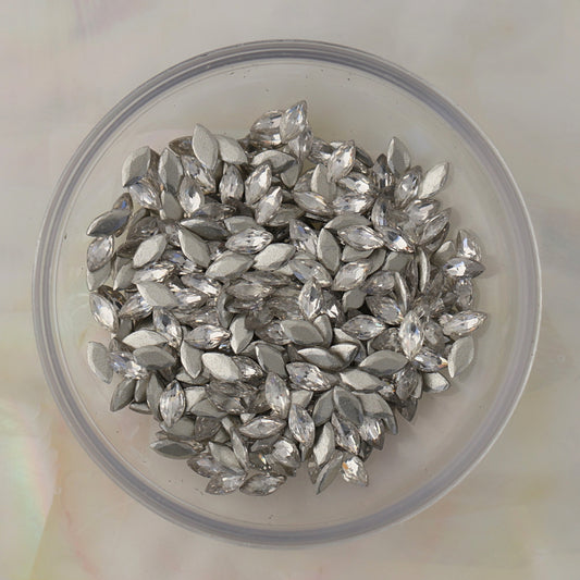 flatback zircon nail art decoration marquise crystal