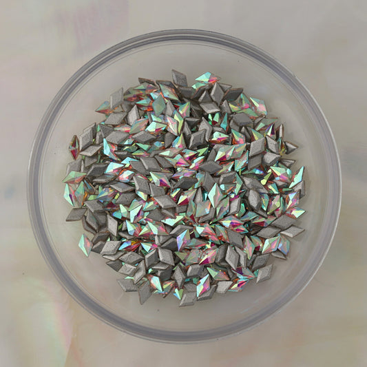 flatback zircon nail art decoration rhombus crystal ab