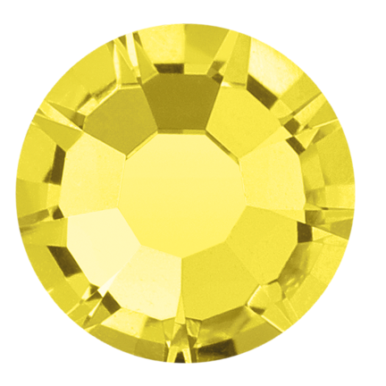 Preciosa Flatback Crystal Rhinestone Citrine