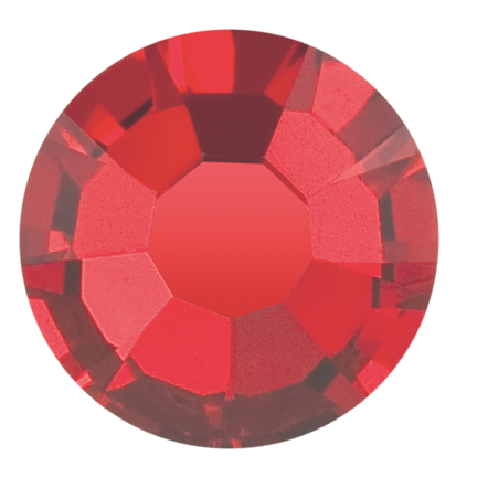 Preciosa Flatback Crystal Rhinestone Light Siam