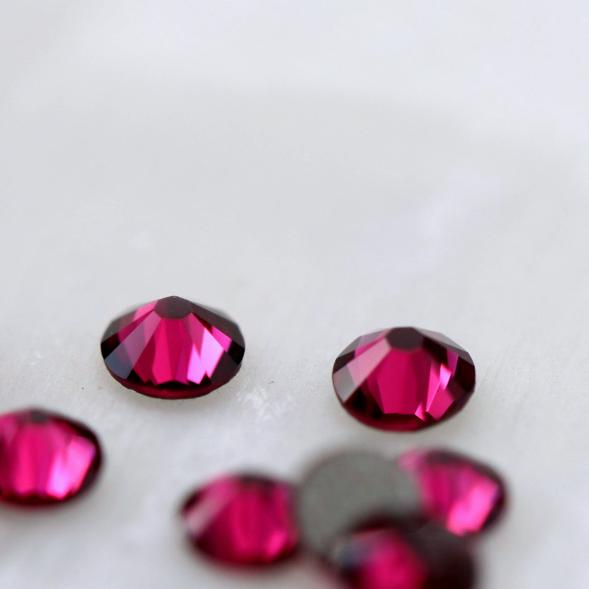 Swarovski Flatback Crystal Rhinestone Ruby