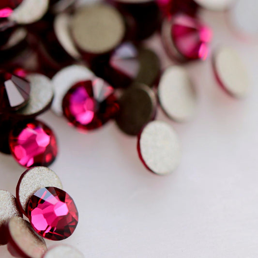 Swarovski Flatback Crystal Rhinestone Ruby