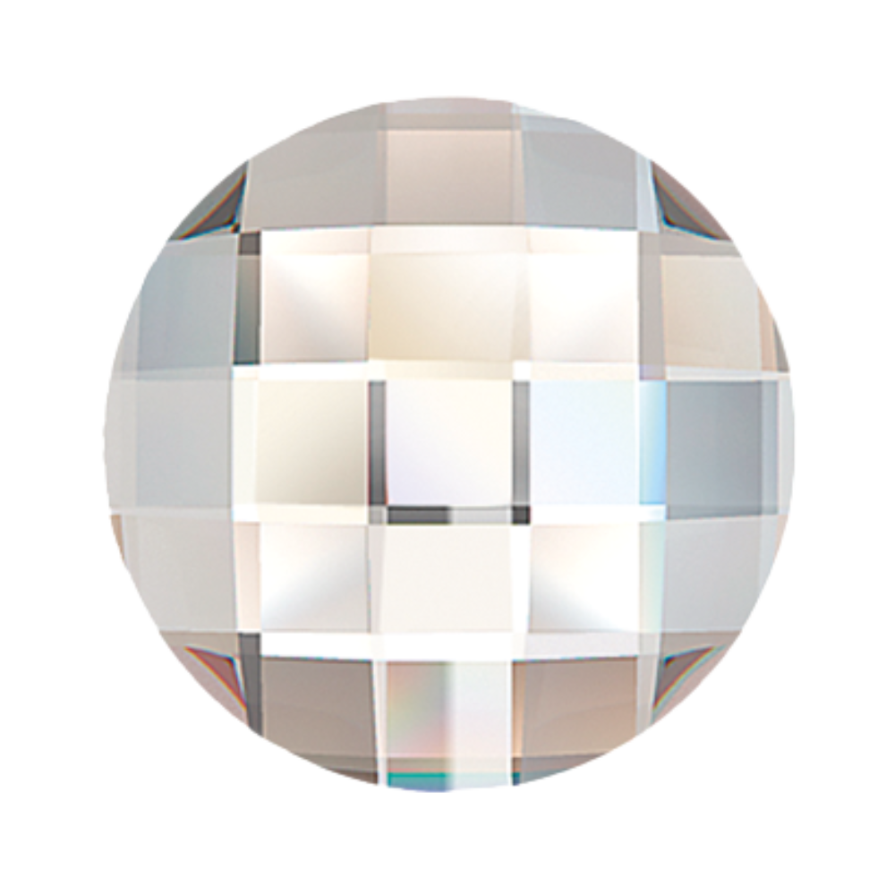 swarovski flatback crystal rhinestone in chessboard shape crystal color 2035 cut