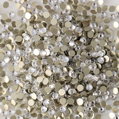 eunails flatback rhinestone in crystal color