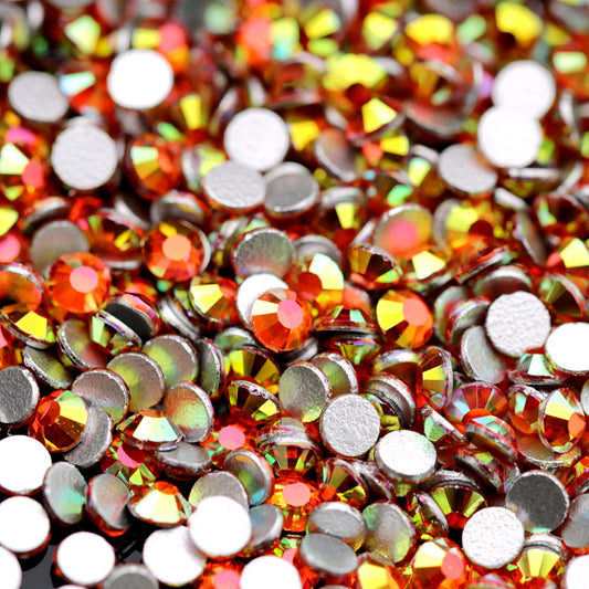 nail art rhinestone dragon fire color