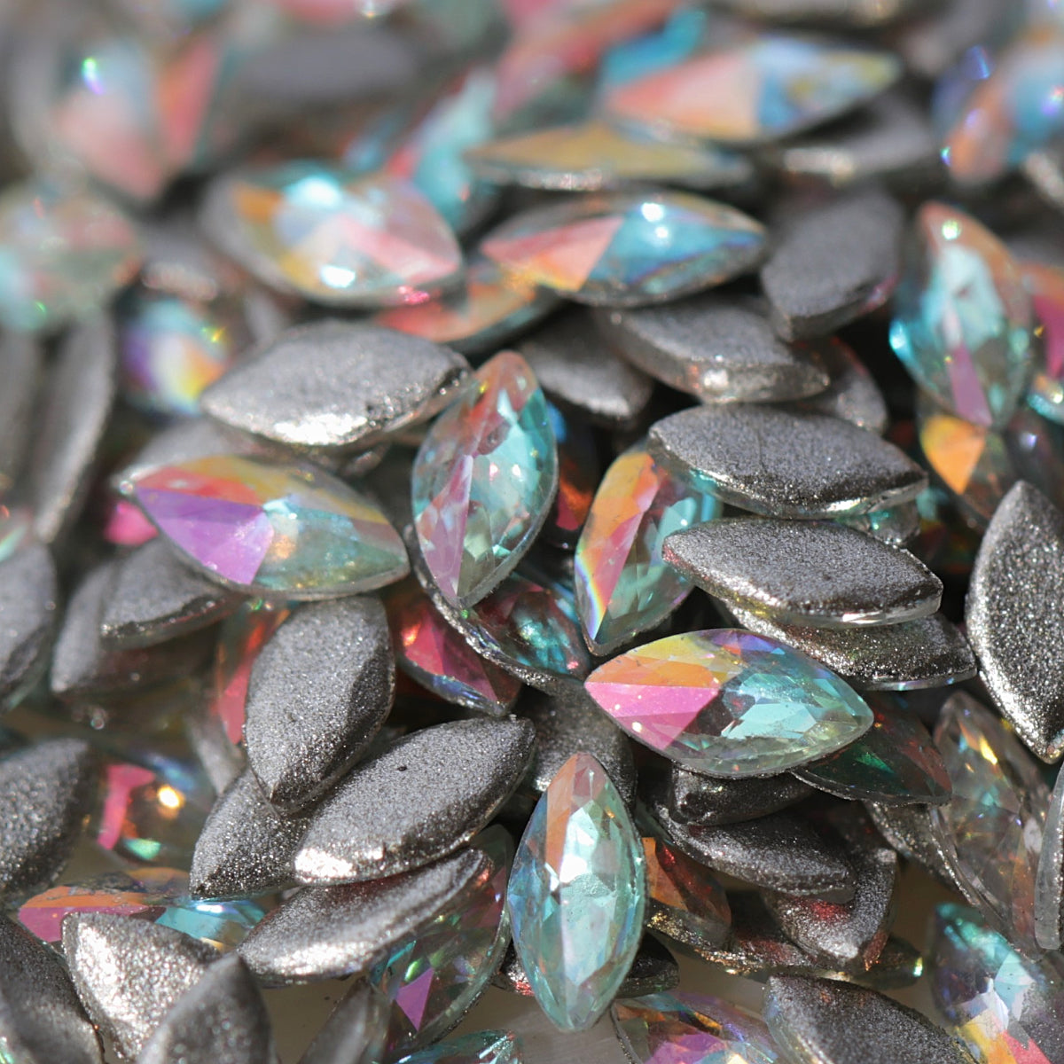 zircon marquise shape nail art decoration crystal ab