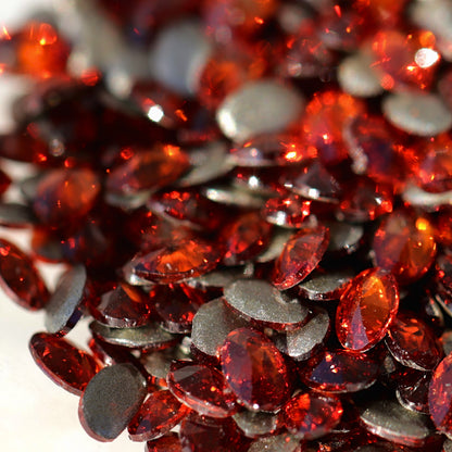 zircon oval shape nail art decoration copper