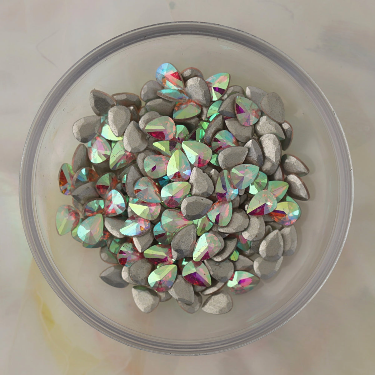 flatback zircon nail art decoration drop crystal ab