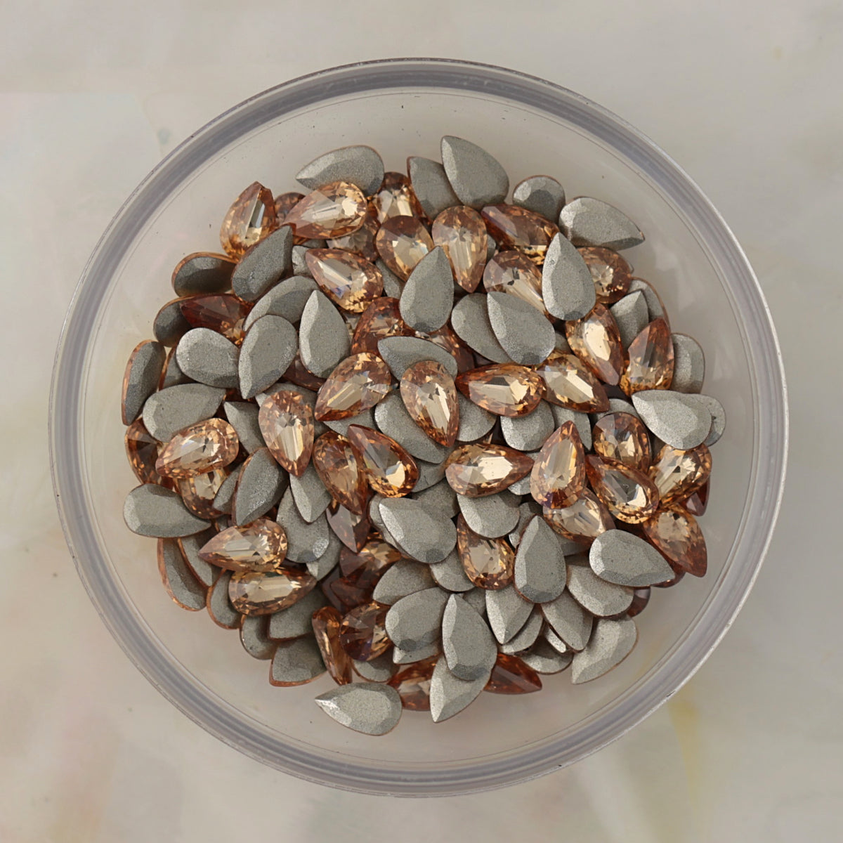 flatback zircon nail art decoration drop light colorado topaz