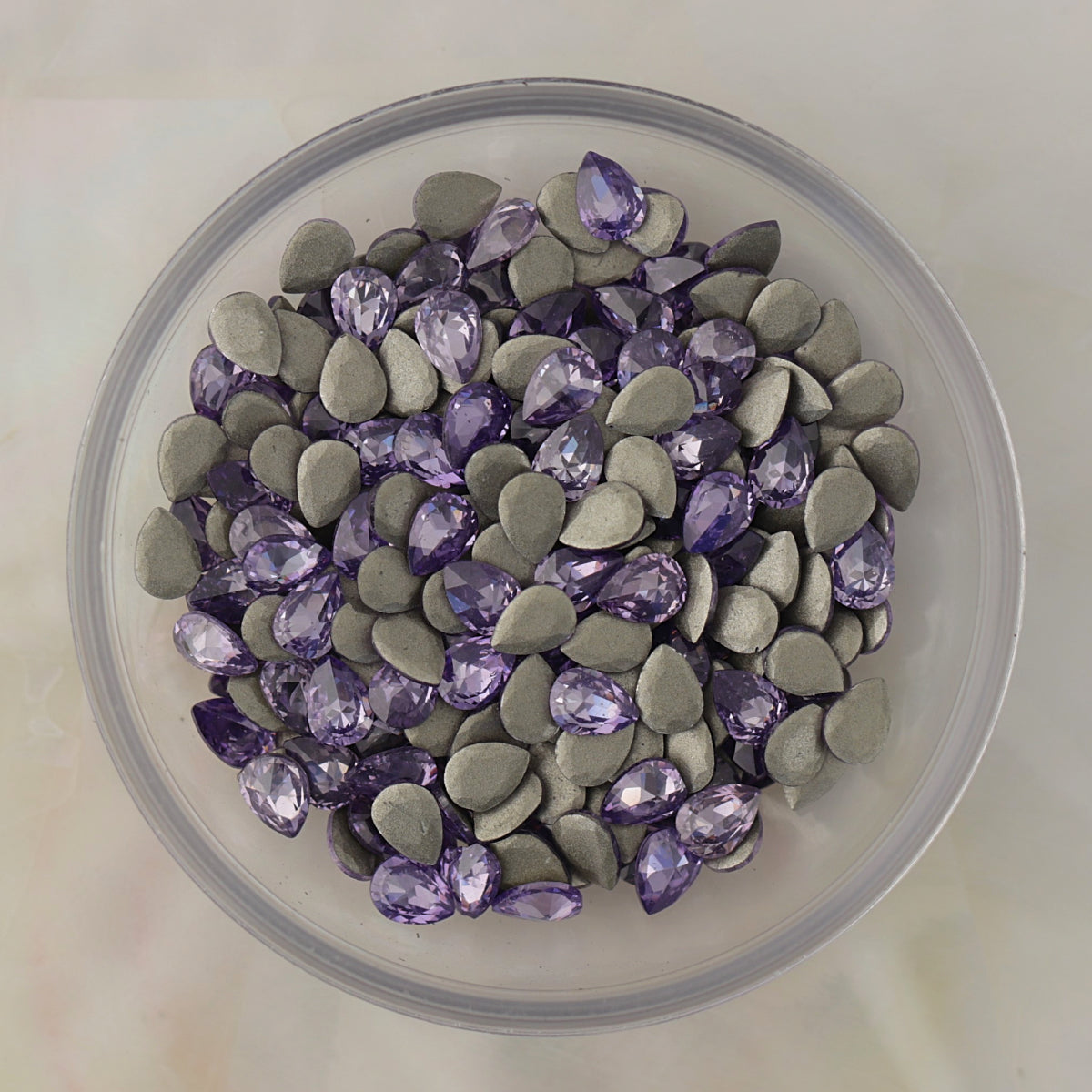 flatback zircon nail art decoration drop tanzanite