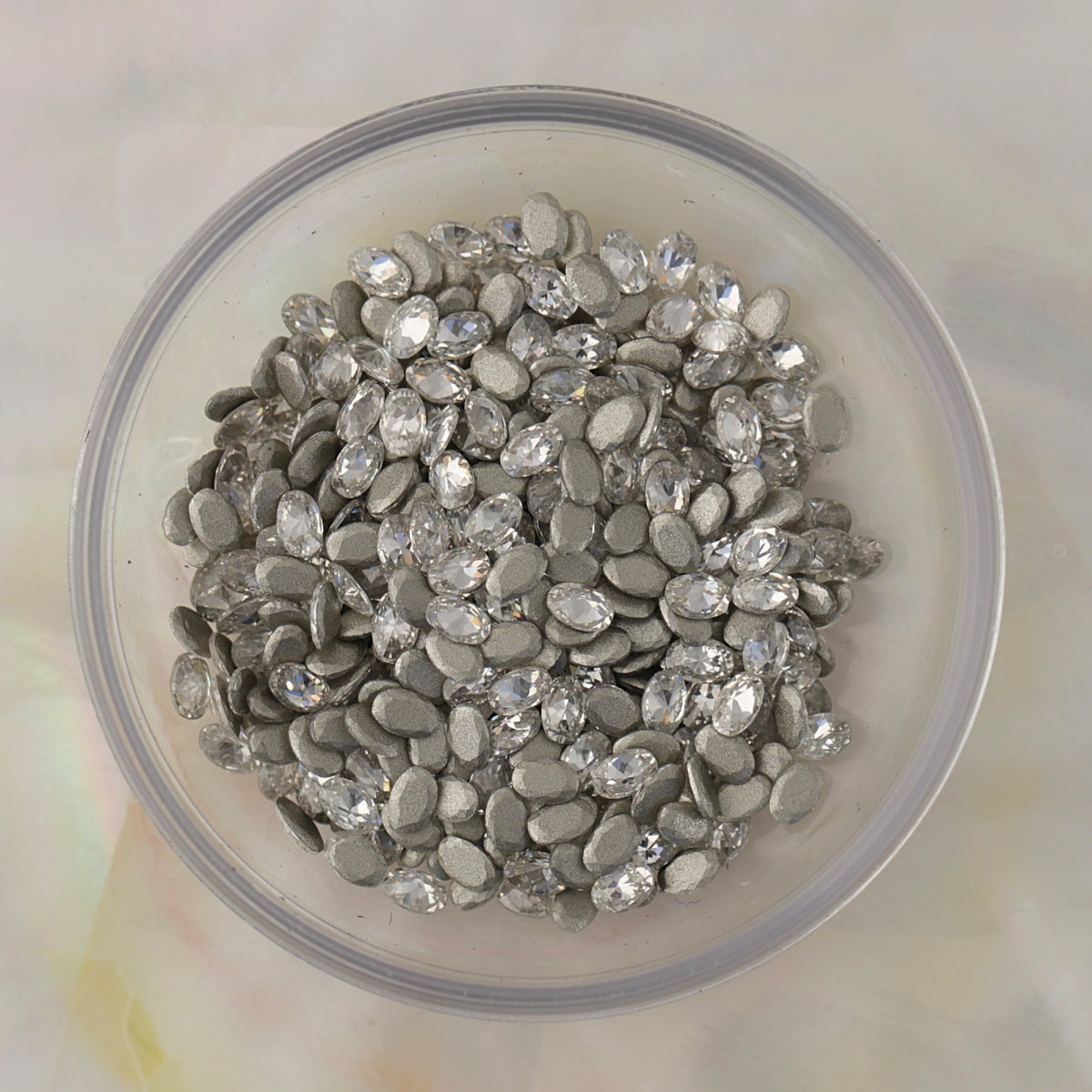 flatback zircon nail art decoration oval crystal