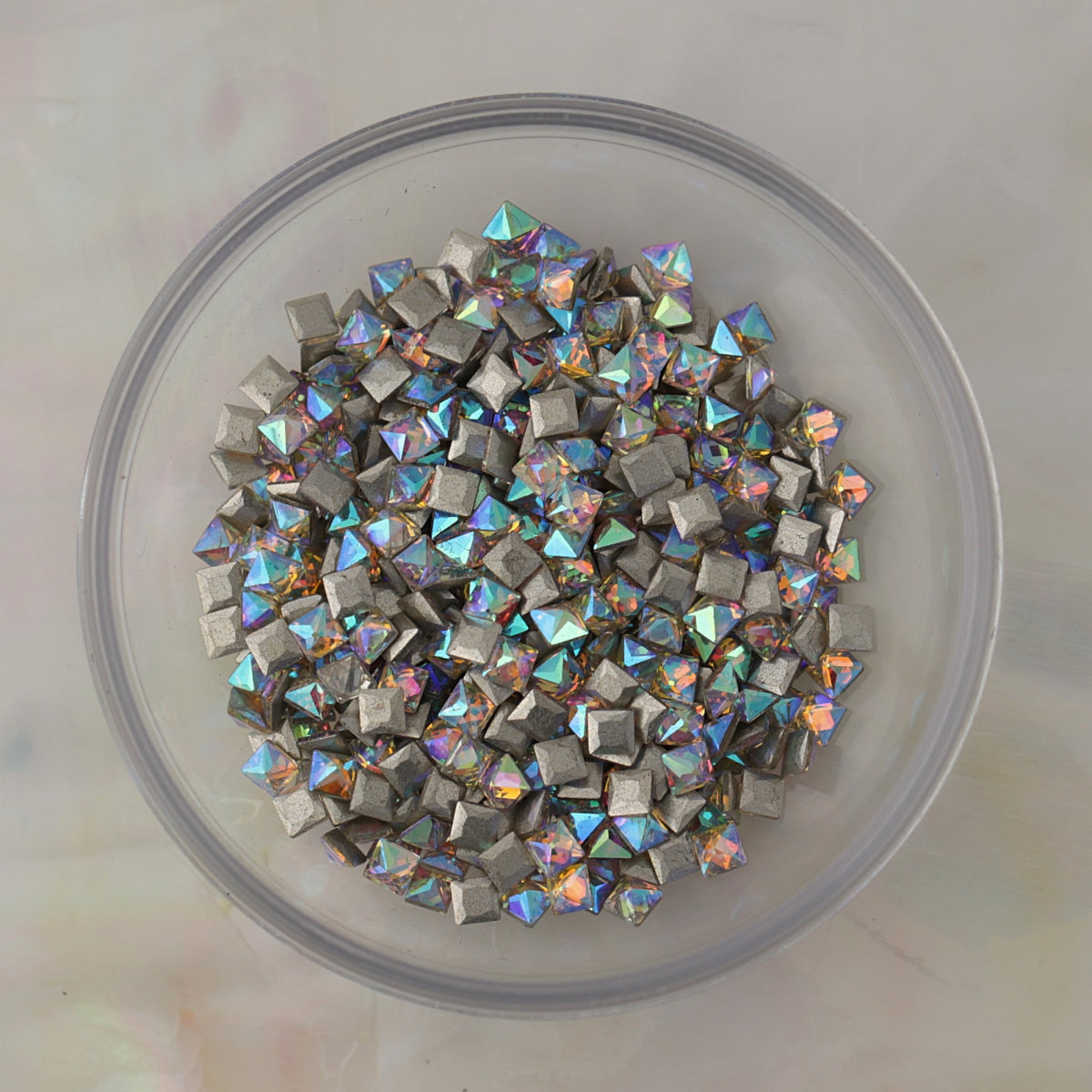 flatback zircon nail art decoration square crystal ab