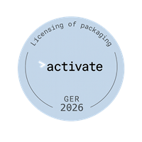 Official licensing seal for German packaging law compliance GER 2026 - Reclay Activate