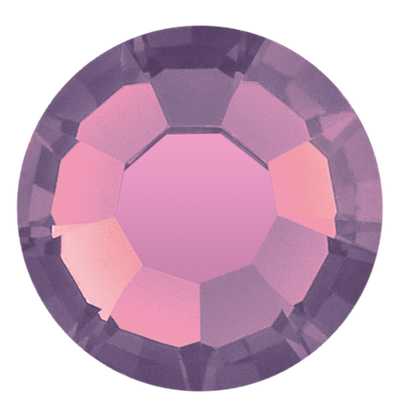 Preciosa Flatback Crystal Rhinestone Amethyst Opal