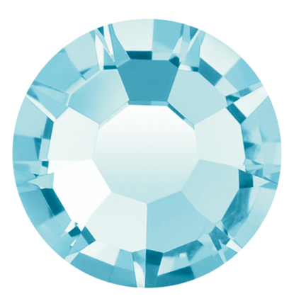 Preciosa Flatback Crystal Rhinestone Aqua Bohemica