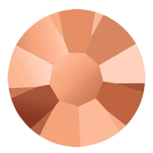 Preciosa Flatback Crystal Rhinestone Capri Gold