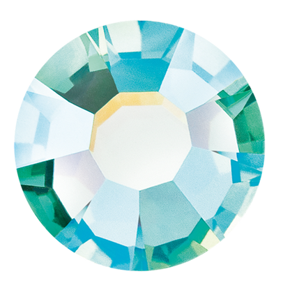 Preciosa Flatback Rhinestone Caribbean Sea AB