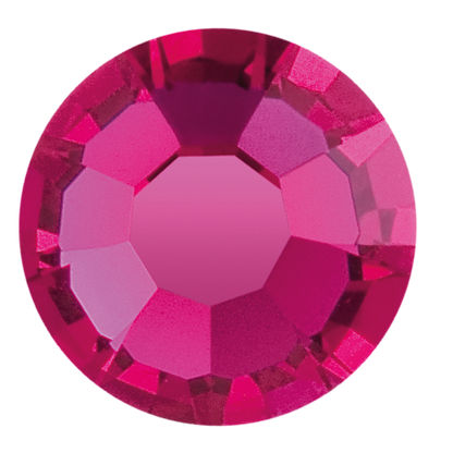 Preciosa Flatback Crystal Rhinestone Fuchsia