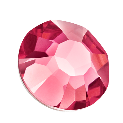 Preciosa Flatback Crystal Rhinestone Indian Pink