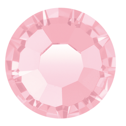 Preciosa Flatback Crystal Rhinestone Light Rose