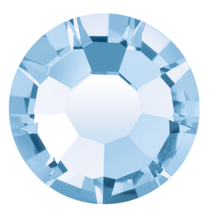 Preciosa Flatback Crystal Rhinestone Light Sapphire