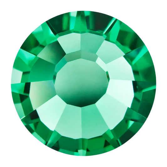 preciosa flatback crystal rhinestone mint green color