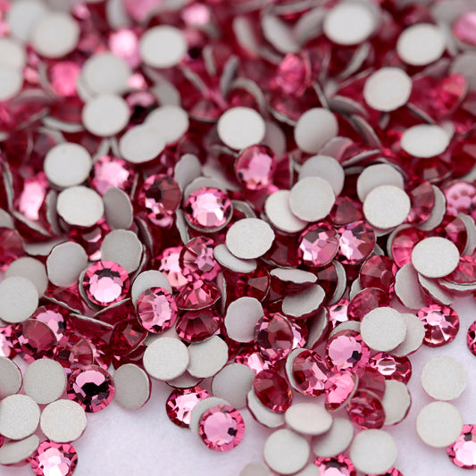 Preciosa Flatback Crystal Rhinestone Rose