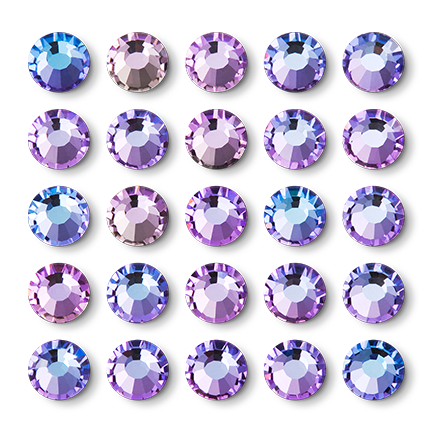 Preciosa Flatback Crystal Rhinestone Vitrail Light