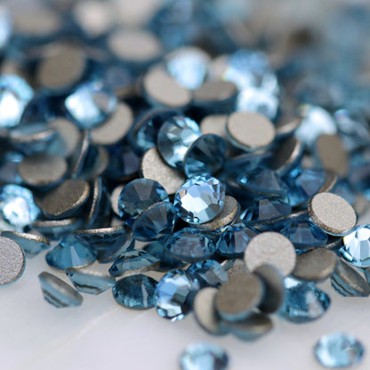 Swarovski Flatback Crystal Rhinestone Aquamarine