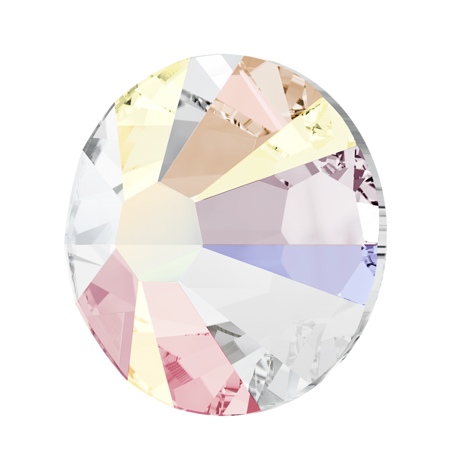 Swarovski 2058 Xilion Flatback Crystal Rhinestone Crystal AB