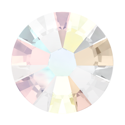 Swarovski 2058 Xilion Flatback Crystal Rhinestone Crystal AB