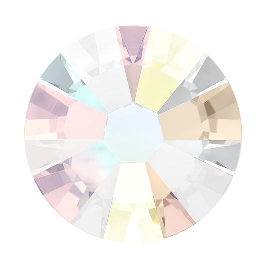 Swarovski 2058 Xilion Flatback Crystal Rhinestone Crystal AB