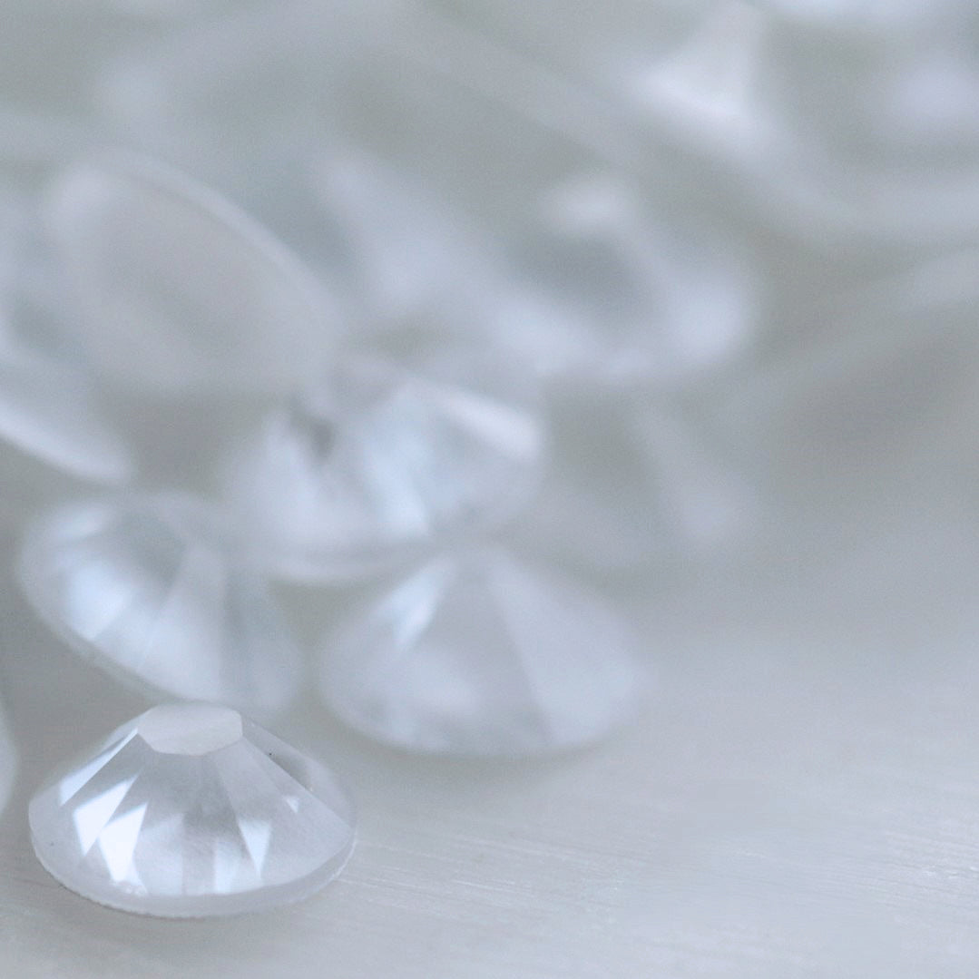 Swarovski Flatback Crystal Rhinestone Electric White Ignite