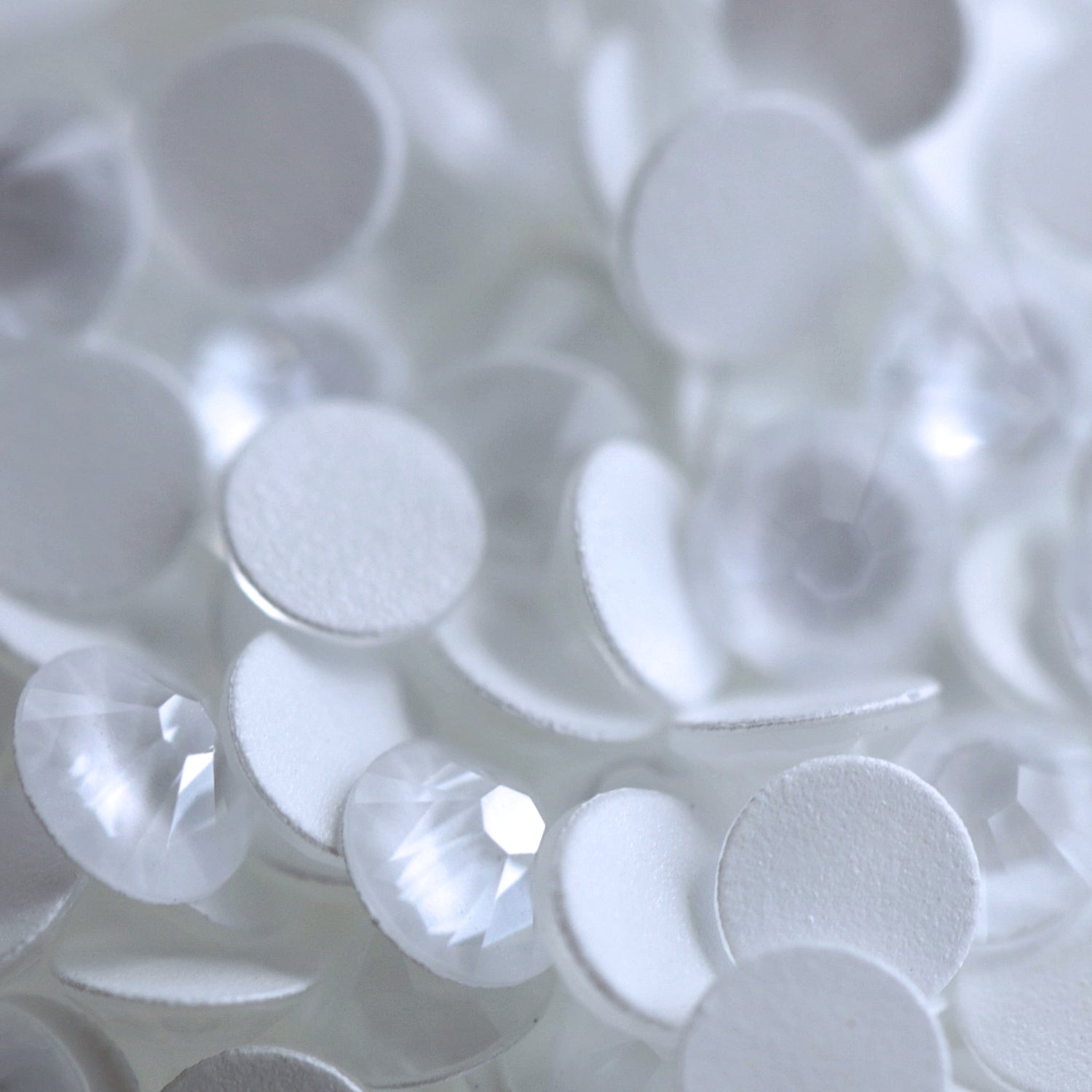 Swarovski Flatback Crystal Rhinestone Electric White Ignite