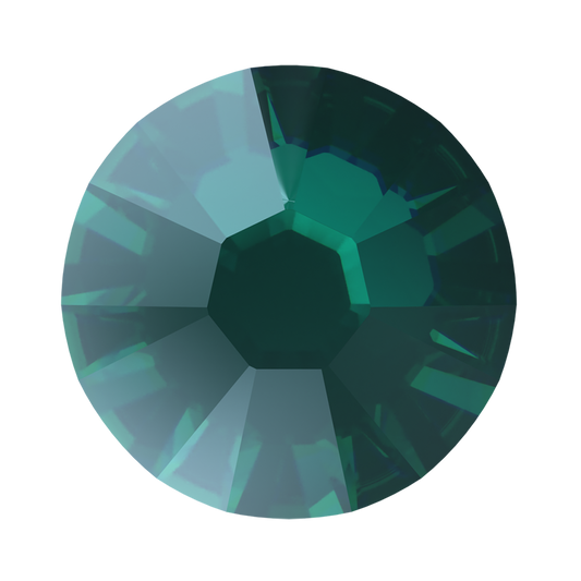 Swarovski Flatback Crystal Rhinestone Emerald Nightfall