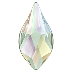 Swarovski 2205 Flame Flatback Rhinestones 7.5mm Crystal AB