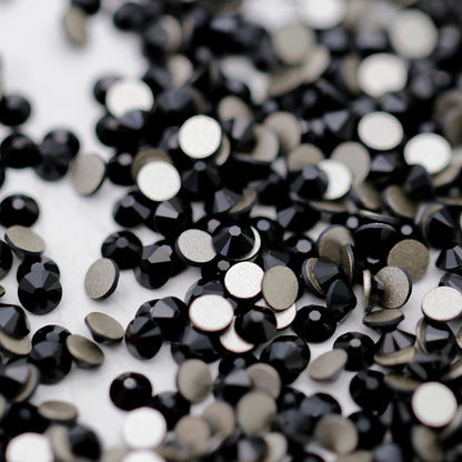 Swarovski Flatback Crystal Rhinestone Jet