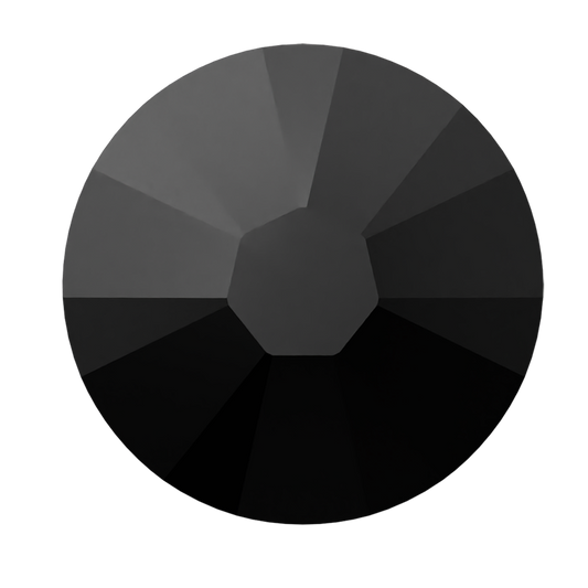 Swarovski Flatback Crystal Rhinestone Jet