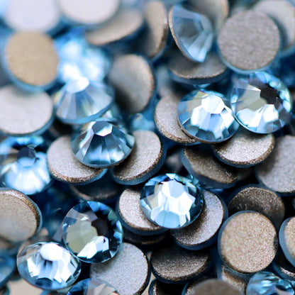 Swarovski Flatback Crystal Rhinestone Aquamarine