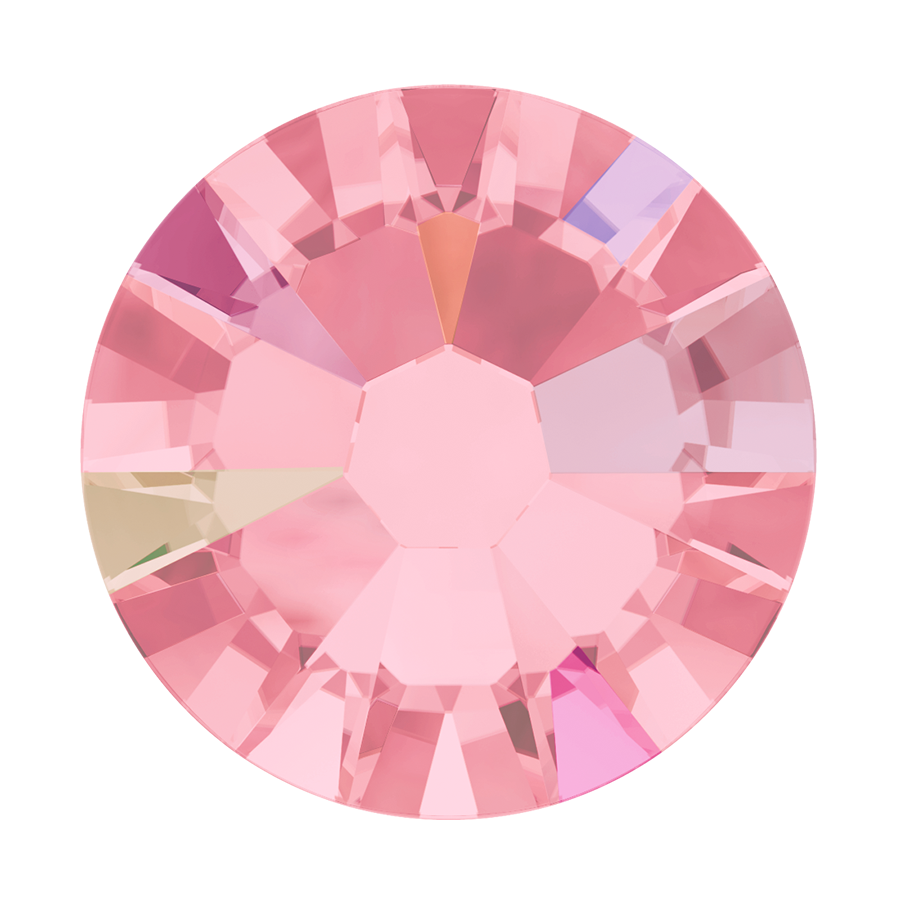 Swarovski Flatback Crystal Rhinestone Light Rose AB