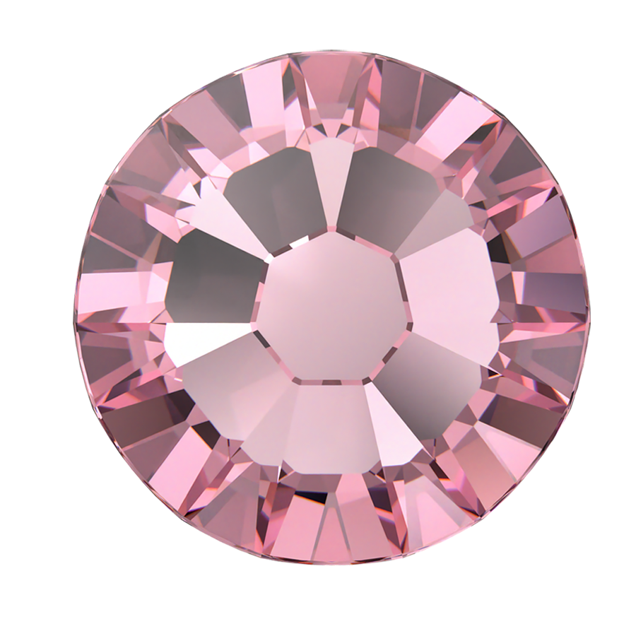 Swarovski Flatback Crystal Rhinestone Light Rose