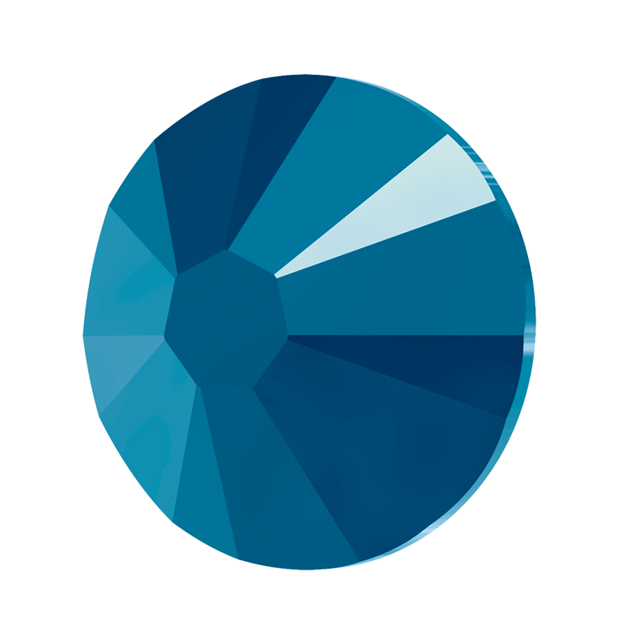 Swarovski Flatback Crystal Rhinestone Metallic Blue