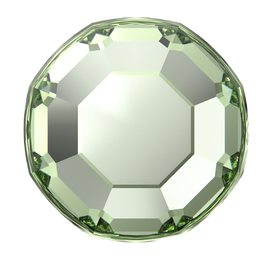 Swarovski 2000 Flatback Crystal Rhinestone Peridot