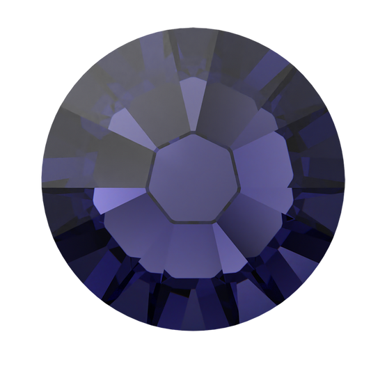 Swarovski Flatback Crystal Rhinestone Purple Velvet