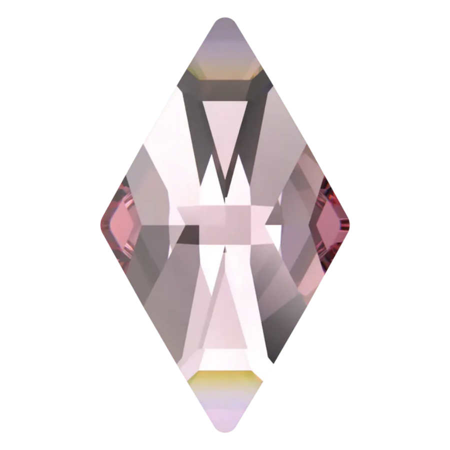 Swarovski 2709 Rhombus Flatback Rhinestones Light Rose