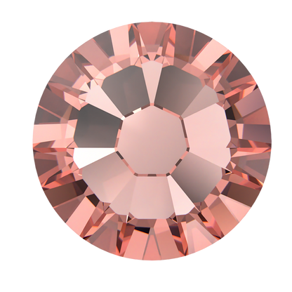 Swarovski Flatback Crystal Rhinestone Rose Peach