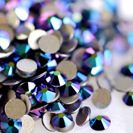 Swarovski Flatback Crystal Rhinestone Scarabaeus Green