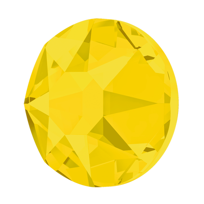 Swarovski Flatback Crystal Rhinestone Yellow Opal