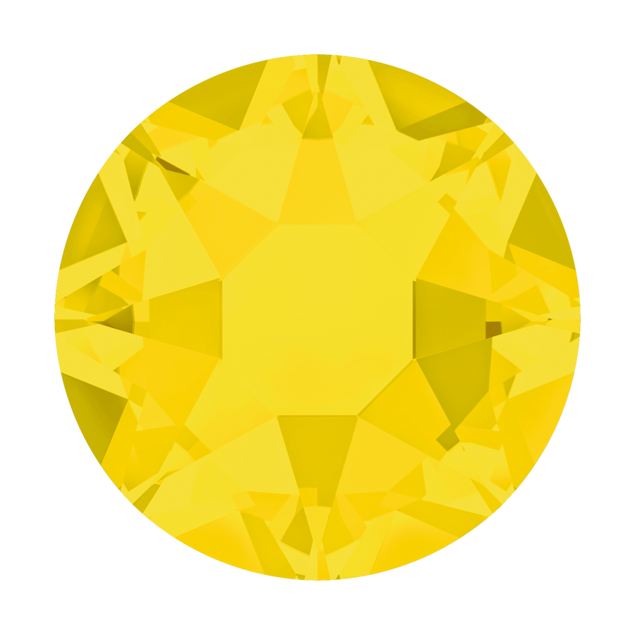 Swarovski Flatback Crystal Rhinestone Yellow Opal