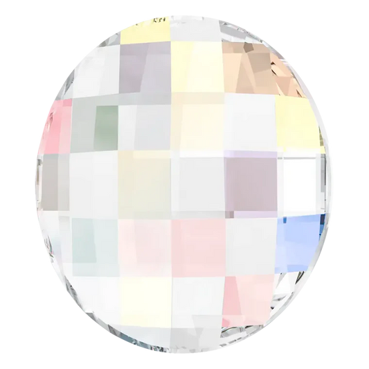 swarovski flatback chessboard shape ab color 2035 cut